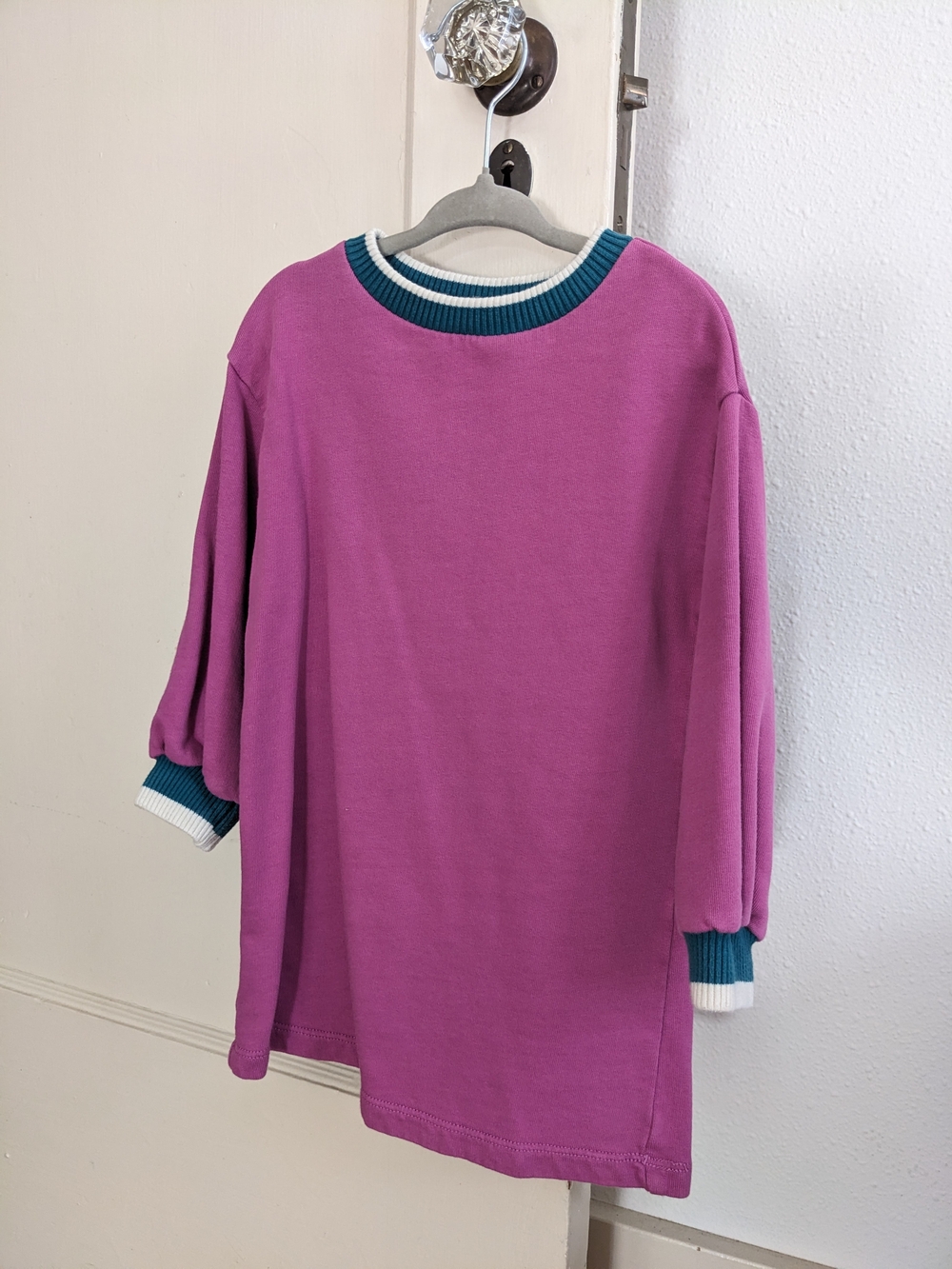 Hanna Andersson Magenta Sweatshirt Dress - Girls Size 3T